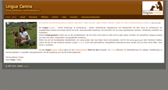 Desktop Screenshot of linguacanina.com